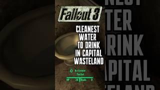 Cleanest water to drink in The Capital Wasteland | Fallout 3