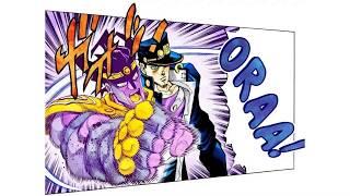 Jotaro vs. DIO but manga version