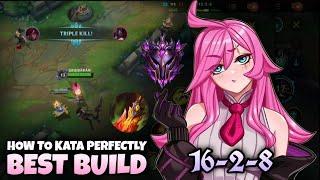 WILD RIFT : HOW TO KATARINA PERFECTLY INSANE CARRY | WILD RIFT KATARINA BUILD & RUNES