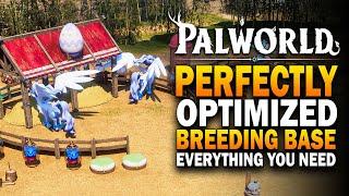 Palworld - The BEST Breeding Base Setup - PERFECTLY Optimized Palworld Base Guide