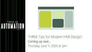 THREE Tips for Modern HMI Design!