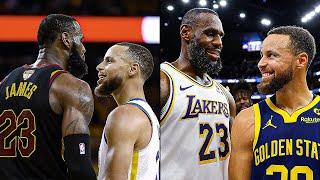 LeBron James vs Stephen Curry LEGENDARY Moments 