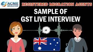 LIVE GTE/GST INTERVIEW CALL RECORDING | AUSTRALIA   