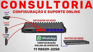 CONSULTORIA E SUPORTE ONLINE PARA CONFIGURAÇÃO DE ROTEADORES MIKROTIK   LOADBALANCE   FAILOVER