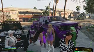 Tyrone and Gloria pull up to a Drunk Carmella at the Block | Prodigy RP | GTA