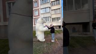 A big family happily congratulated a girl on her birthday ️ White bear PRAZDNIKOFF