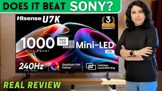 Hisense U7K Unboxing & Review |  Hisense U7K vs Sony X90L