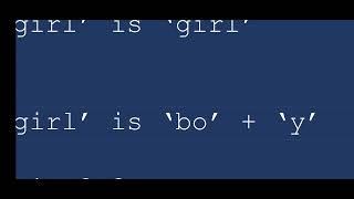 python identity operators: the is operator