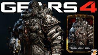 Gears of War 4 - "Savage Locust Drone" Character Multiplayer Gameplay!