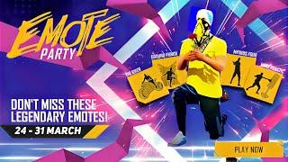 SPECIAL EMOTE PARTY EVENT| FREE FIRE ROSE AND THRONE EMOTE RETURN | NEW EMOTE PARTY EVENT FREE FIRE