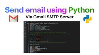 Python script to send email | gmail email sender automation