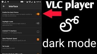 How to enable dark mode in VLC media player
