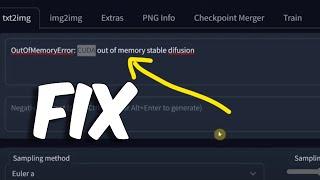 Fix "outofmemoryerror cuda out of memory stable difusion" Tutorial 2 ways to fix