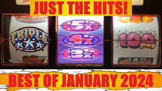 Jackpots! Handpays! BIG WINS! Just the Hits! Best of January 2024