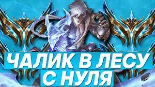 С НУЛЯ В ЧАЛИК В ЛЕСУ!!! (почти) | Лига легенд стрим | League of Legends стрим