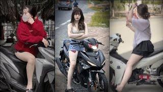 Tik Tok Xe Độ Girl Xinh 2023 || #257 Tổng Hợp Sirius Satria Sonic Vario Winner Exciter - Trung Kiên