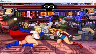 Supergirl vs Power Girl SUPER CRAZY FIGHT DC Comics Mugen Epic Battle Tribute 2023