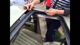 Reparación Sunroof (quemacocos) Mercedes Benz W124 W126 W201