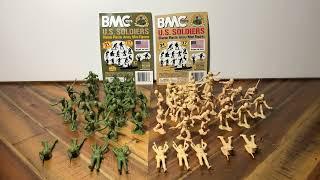 BMC WW2 MARX PLASTIC ARMY MEN (Stop Motion Review) Episode 2