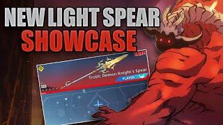 DEMON KNIGHT'S SPEAR ALONE VS HARD MODE VULCAN NO BLESSING | SOLO LEVELING : ARISE