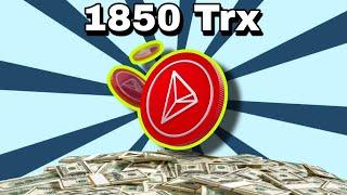 1850 trx en 7 MINUTES  avec cette plate-forme de trading || #trading #crypto