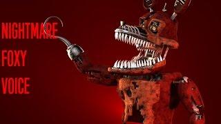 [FNAF SFM] Nightmare Foxy Voice [David Near]