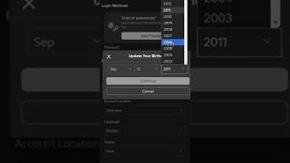 Set the wrong birthday on your #Roblox account (under 13)? You can now change it!