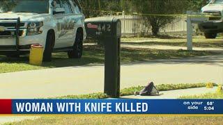 Woman With Knife Killed