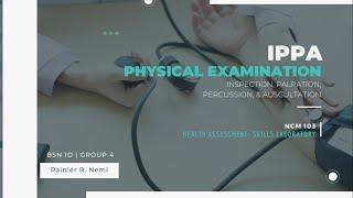 IPPA/ Physical Examination | Return Demonstration