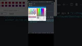 Easily Make Color Picker in Python