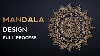 Mandala design in Illustrator | Full Video A to Z | Abir Chowdhury