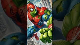 Spider-Man Hulk squeeze  #ytshorts