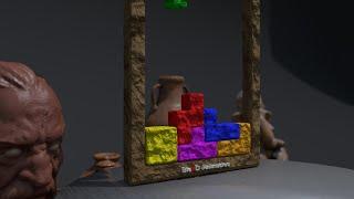 TETRIS CLAY | SOFTBODY TETRIS SIMULATION