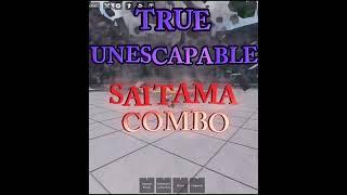 True Unescapable Saitama Combo || The Strongest Battlegrounds