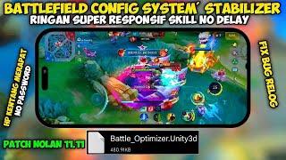 Update !! Config ML Anti Lag Battle Stabilizer V2 | Lag Fix Frame Drop | Mobile Legends