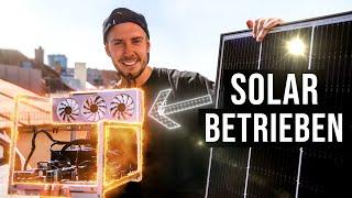 Bitcoin Mining mit Solar Anlage (keine Stromkosten!) 