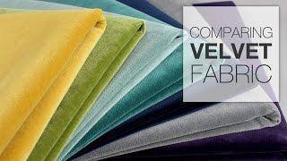 Comparing Velvet Fabric