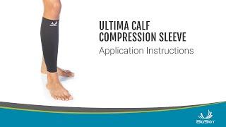 Ultima Calf Compression Sleeve Application Instructions