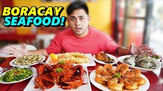 MEGA Seafood Feast in Boracay! Lobster, Sugpo at Crabs! Seafood Overload