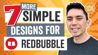 7 More RedBubble Design Ideas. How to make quick & easy design for stickers. Step by step tutorial.