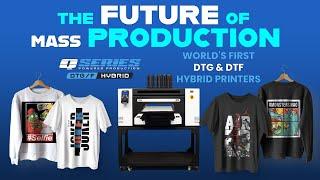 New Industrial DTG printer Q1 | Fastest DTG and DTF Hybrid Printer