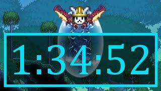 Classic All Events & Bosses Journey Mode in 1:34:52 [Former WR] - Terraria Speedrun