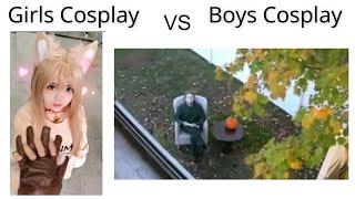 Girls Cosplay Vs Boys Cosplay