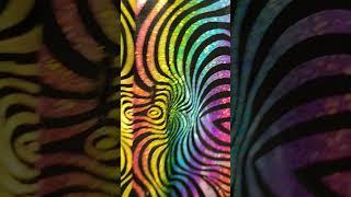 Psychedelic colors that play with your eyes! ️#hippie #crazy #wild #shirt #shorts #shortvideo #omg