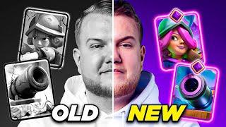 OLD VS NEW 2.6 HOG CYCLE DECK IN CLASH ROYALE!