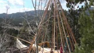 Tricks for Pitching a Large Tipi