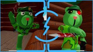 ROBLOX HAPPY TREE (PIGGY) FRIENDS OLD FLIPPY JUMPSCARE Vs. NEW FLIPPY  (Fliqpy) JUMPSCARE!!