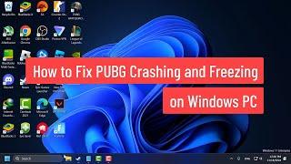 How to Fix PUBG Crashing and Freezing on Windows PC