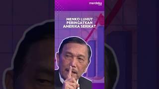 Di World Economic Forum, Menko Luhut Beri Peringatan Keras ke Amerika Serikat #merdekadotcom