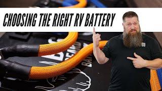 Choosing the right RV battery